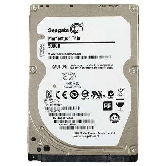 500GB 2.5 inch SATA Laptop Hard Drive (Used / Refurbished)