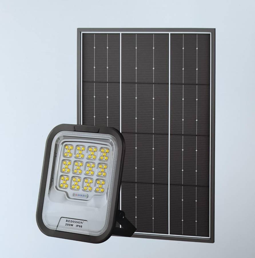 Redisson 200Watt SOLAR Outdoor LED Flood Light - Powerful and Sustainable Lighting Solution
