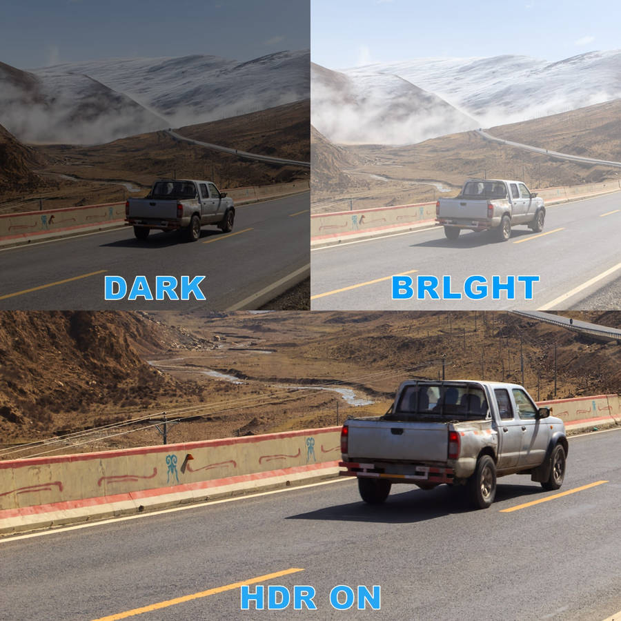 BCUOZ 1080P 4 Channel Front/Rear/Left/Right  Dashcam for Cars (10007837)