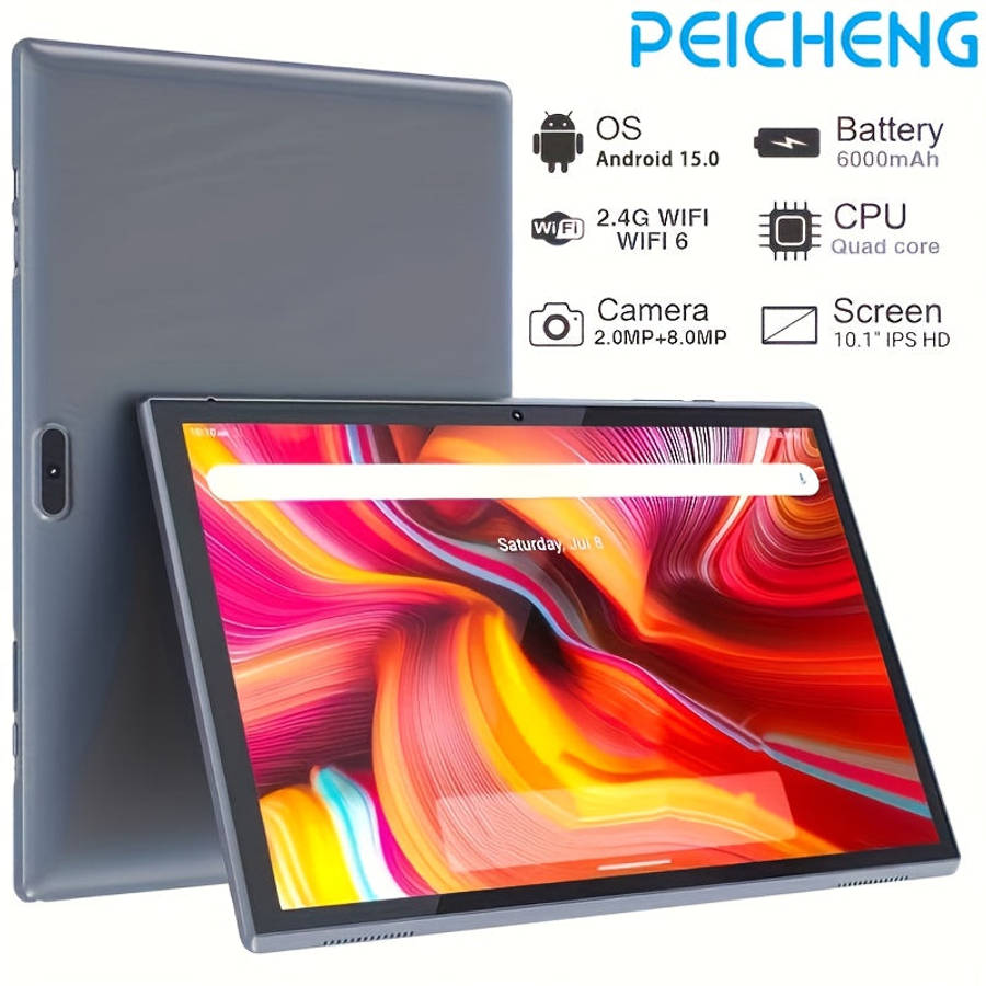PEICHENG 10.1 Inch Pad Android 15 Tablet - RK3326S 4-Core 8 (3+5)GB RAM 32GB ROM (10000861)