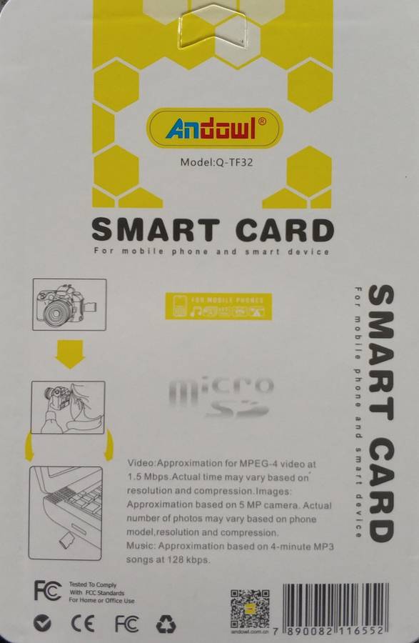 Andowl 32GB Class 10 Micro SD Card