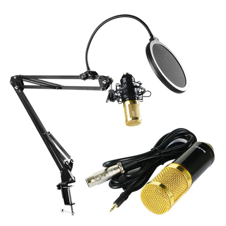 BM800 Condenser Microphone Pro Audio Studio Sound Recording Kit - Professional-Quality Microphone...