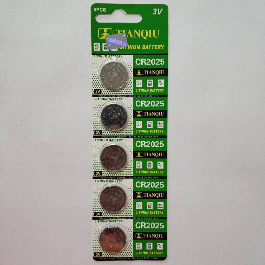 CR2025 3v Lithium battery