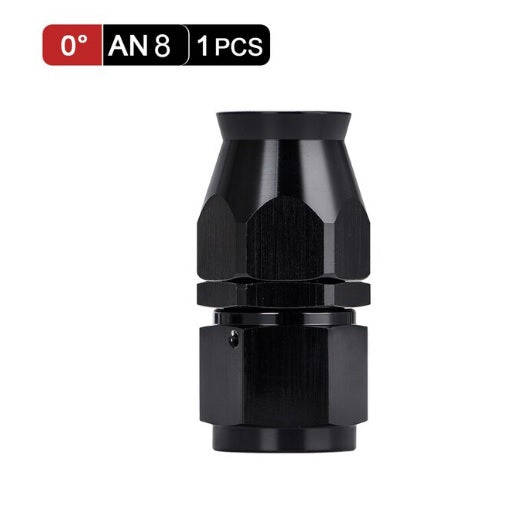 PTEF AN8 Straight Hose End Fitting For Stainless Steel Braided Hose