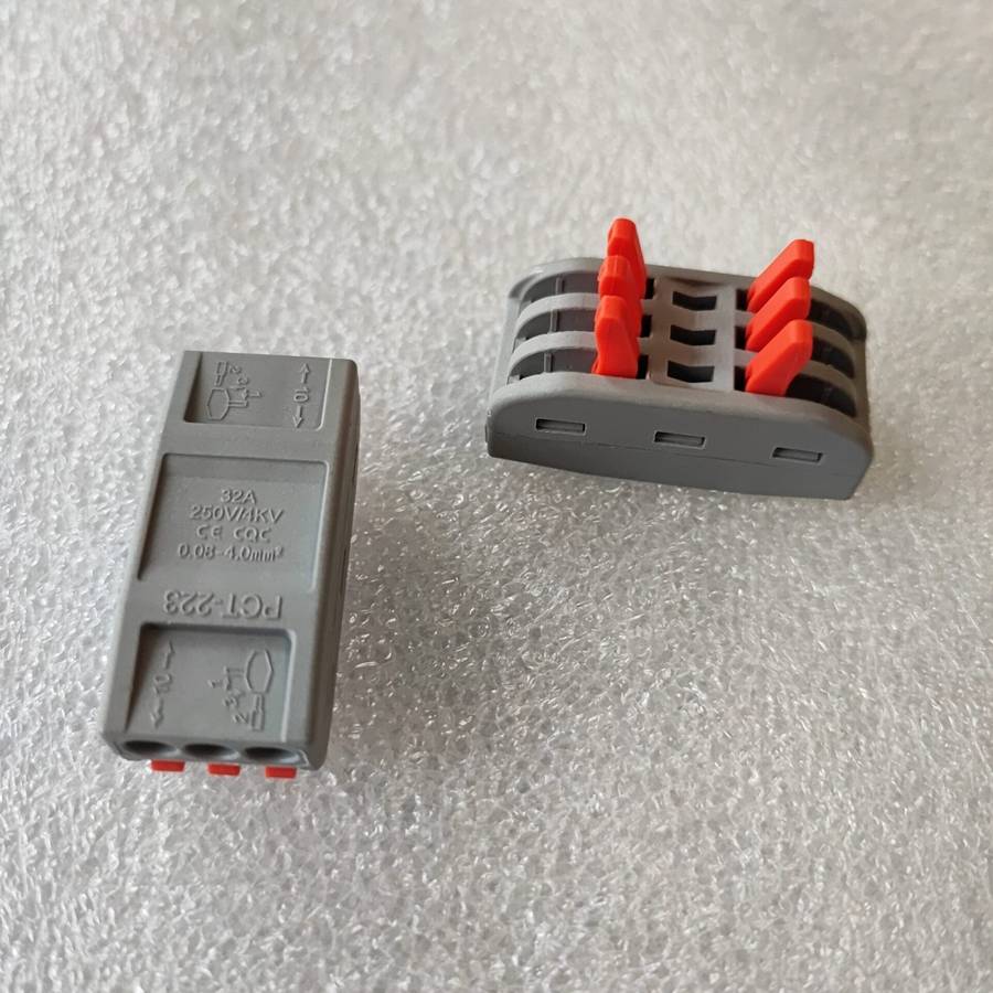 Redisson PCT-223 3Pin Compact Splicing Connector - Secure and Efficient Wire Splicing
