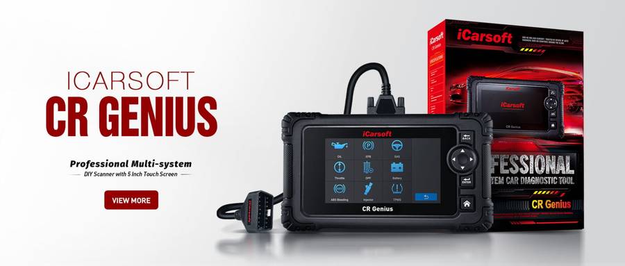 iCarsoft CR Genius Professional Multi-Brand Vehicle Diagnostic Tool - Advanced Diagnostic and Tro...