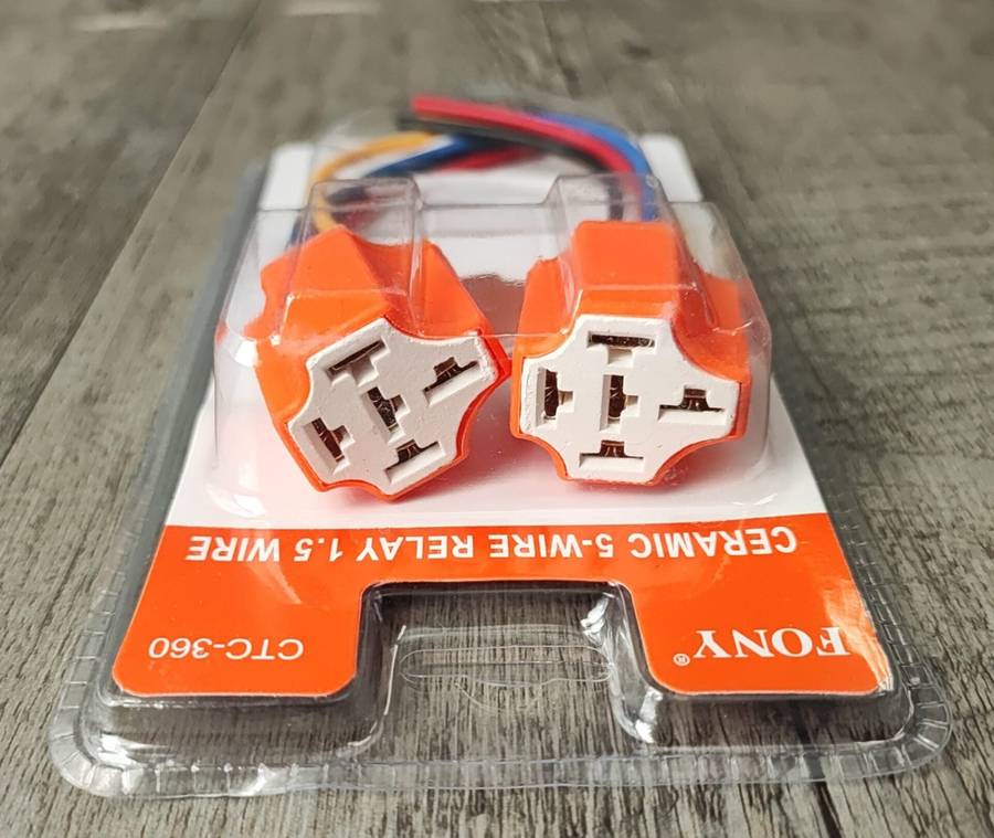 Fony CTC-360 Ceramic 5-Wire Automotive Relay Connector Set