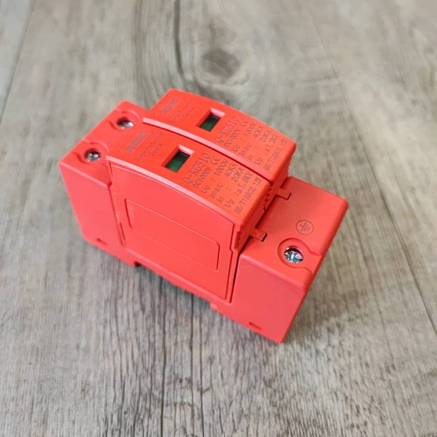 Andowl Q-KG510 2Pole DIN Rail DC 1000v Surge Protector  Reliable Protection for Electrical Sys...