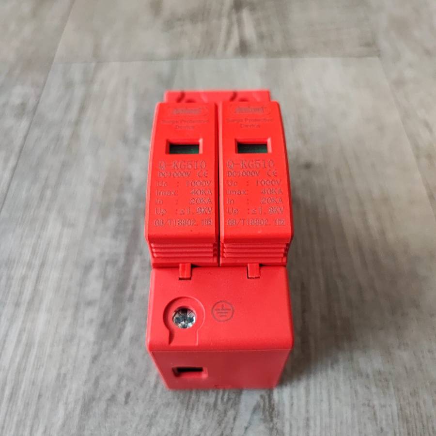Andowl Q-KG510 2Pole DIN Rail DC 1000v Surge Protector  Reliable Protection for Electrical Sys...