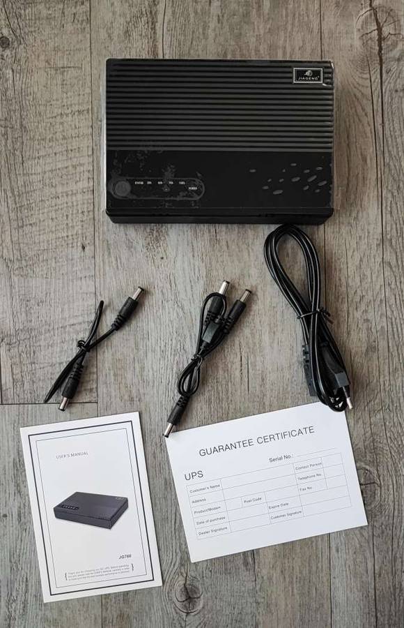 Jiageng 14000mah Portable Rechargeable Mini UPS  Compact and Powerful Backup Power Supply