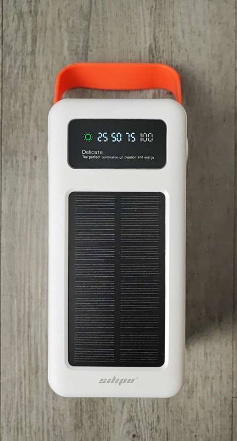 Silipu Huge Capacity 60000mAh 370wh Quad 2.4A USB Solar Power Bank and Mobile Phone Charger - Ult...