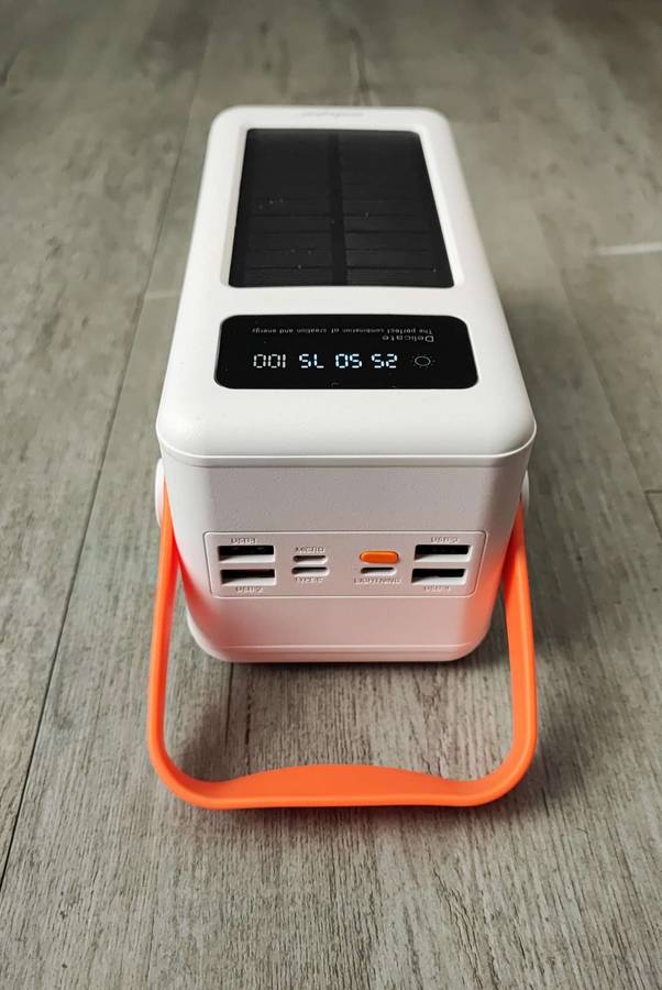 Silipu Huge Capacity 60000mAh 370wh Quad 2.4A USB Solar Power Bank and Mobile Phone Charger - Ult...