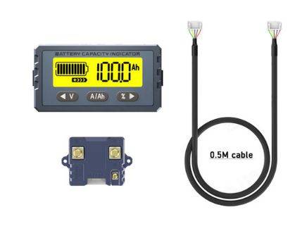 High-Quality 50Amp Lithium Battery Tester and Coulomb Meter Monitor - Accurate Voltage, Current, ...