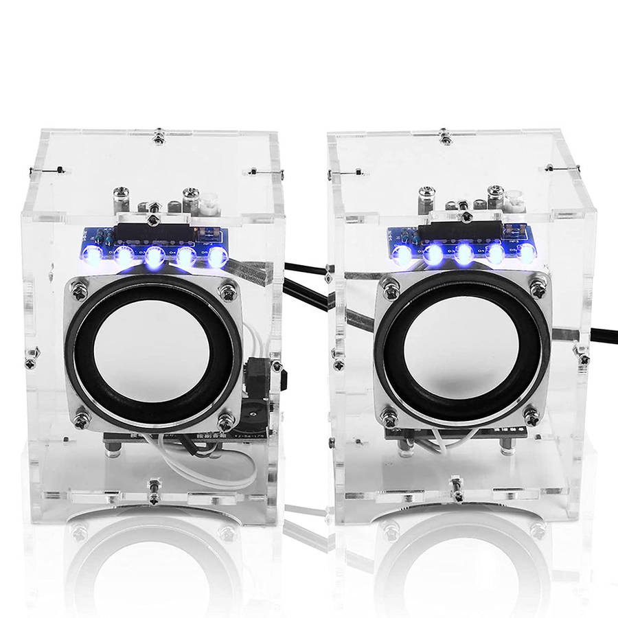 Buy DIY Mini 3W *2 Speaker Amplifier LED Spectrum Analyzer, Music Audio Level Indicator and MP3 P...