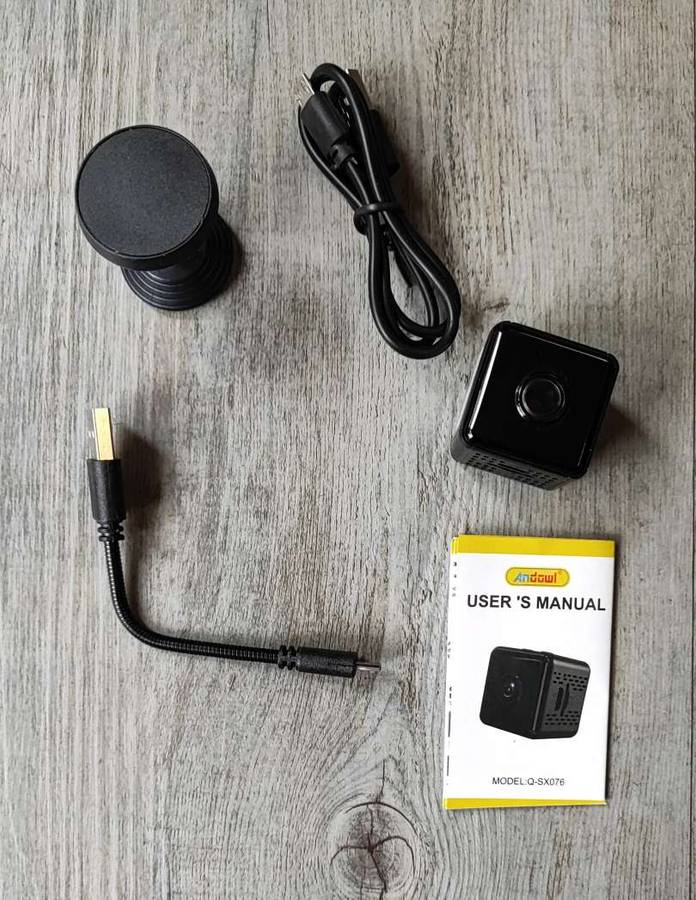 ANDOWL 1080P HD Mini Wireless WIFI IP Camera DVR - Compact and Versatile Security Camera