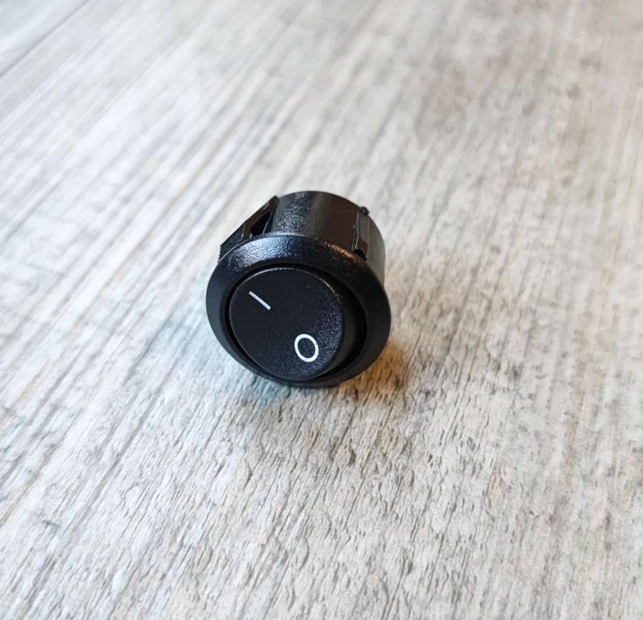 10A AC/DC Rocker Switch - BLACK: Versatile Electrical Component for Various Applications