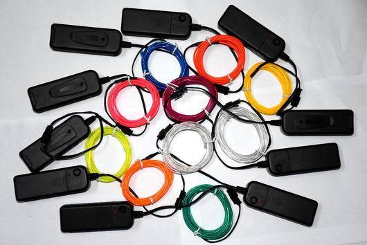 3m Neon Electroluminescent Wire  Flexible and Luminous Lighting Solution