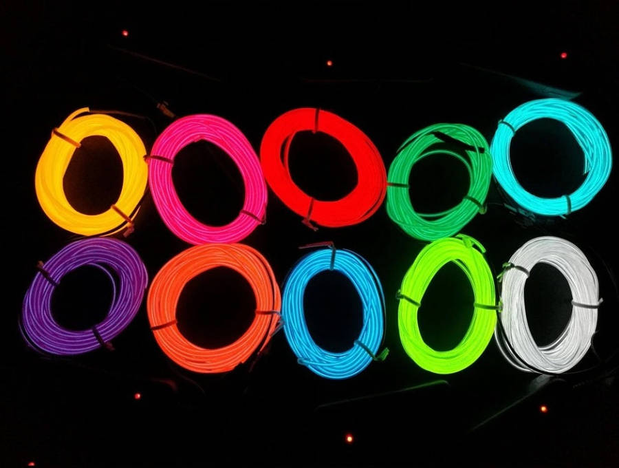 3m Neon Electroluminescent Wire  Flexible and Luminous Lighting Solution