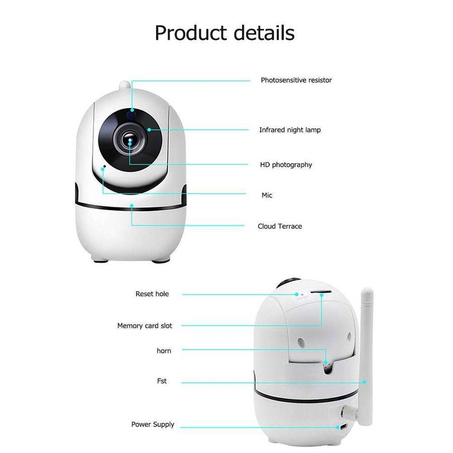 Andowl Q-SX910 4K Smart Intelligent Nanny Camera with Cloud Storage