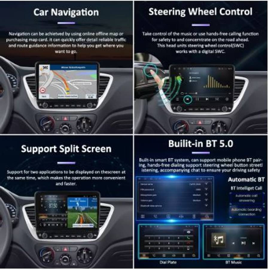 iCreative IPS 4G+64G Android 10 Car Radio Multimedia Player For VW Tiguan NF 2006 - 2016