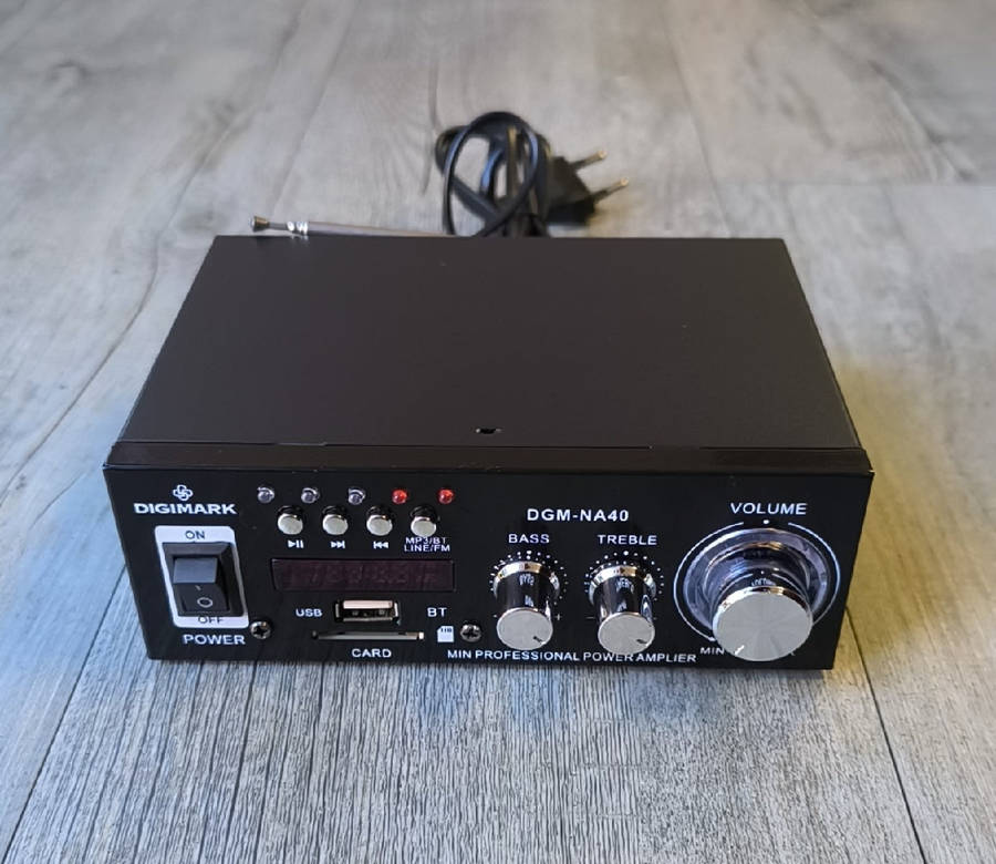 Digimark DGM-NA40 Super Bass Power Amplifier Music Player - Rich and Powerful Sound