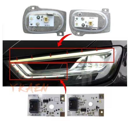 4x Matrix Headlight Daylight DRL Module 8V0998473B For 2017-20 Audi A3/S3/RS3