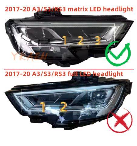4x Matrix Headlight Daylight DRL Module 8V0998473B For 2017-20 Audi A3/S3/RS3