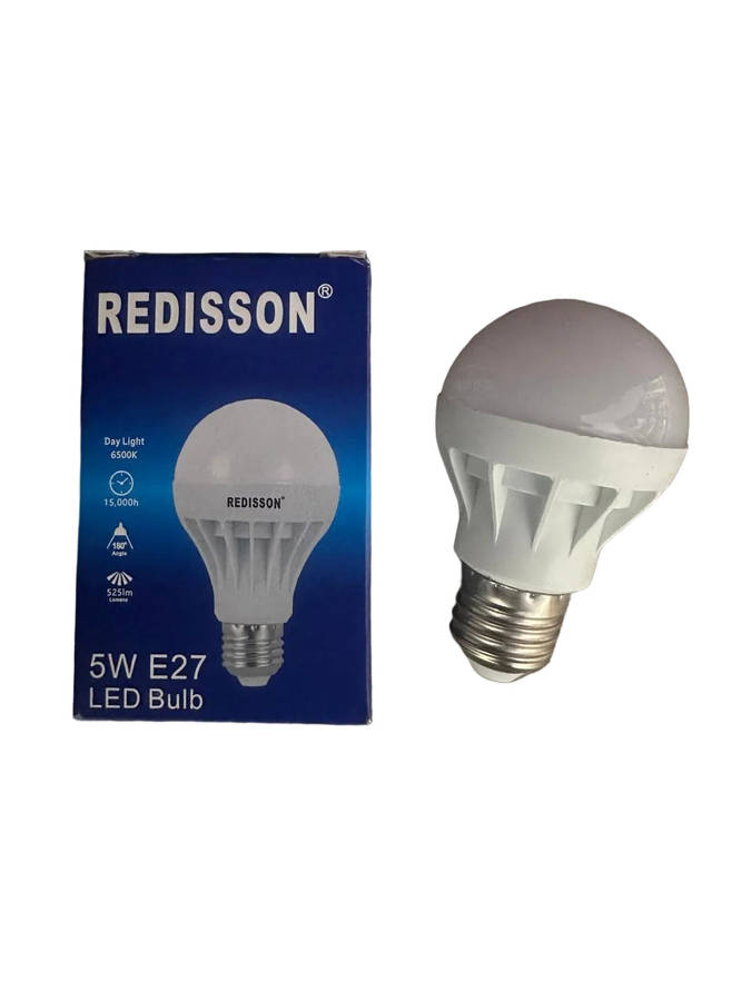 REDISSON 220v AC 5Watt E27 (Screw Type) 6500K LED Bulb (10008157)