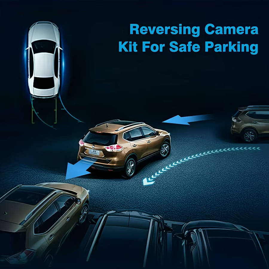 Car Rear View Camera EU European License Plate Frame Waterproof Night Vision LED light (10005069)