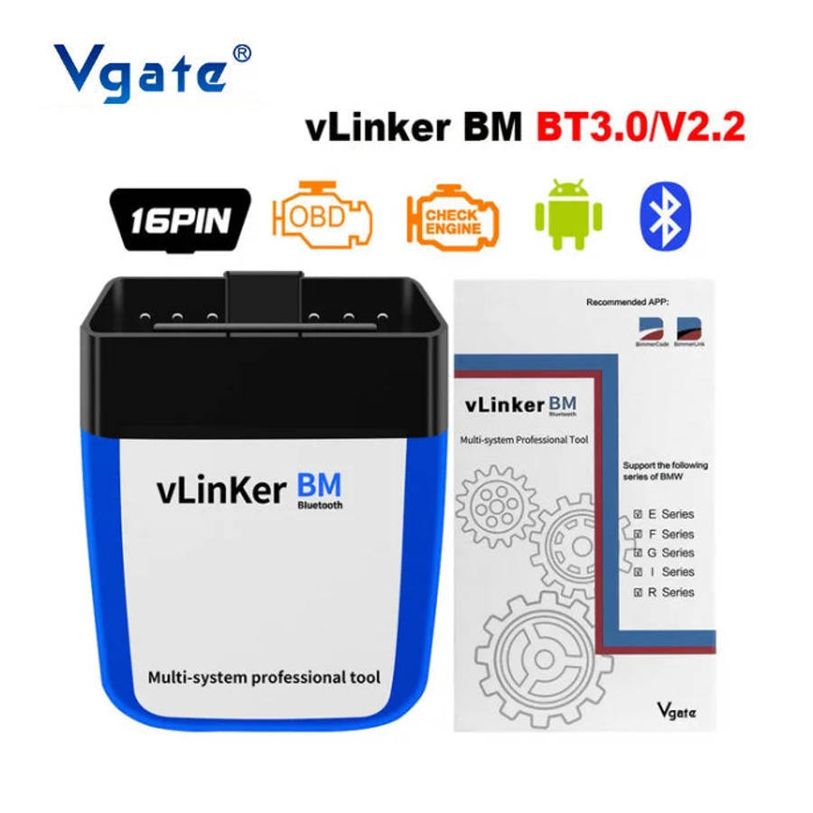 Vgate vLinker BM+ ELM327 Bluetooth OBD2 Scanner