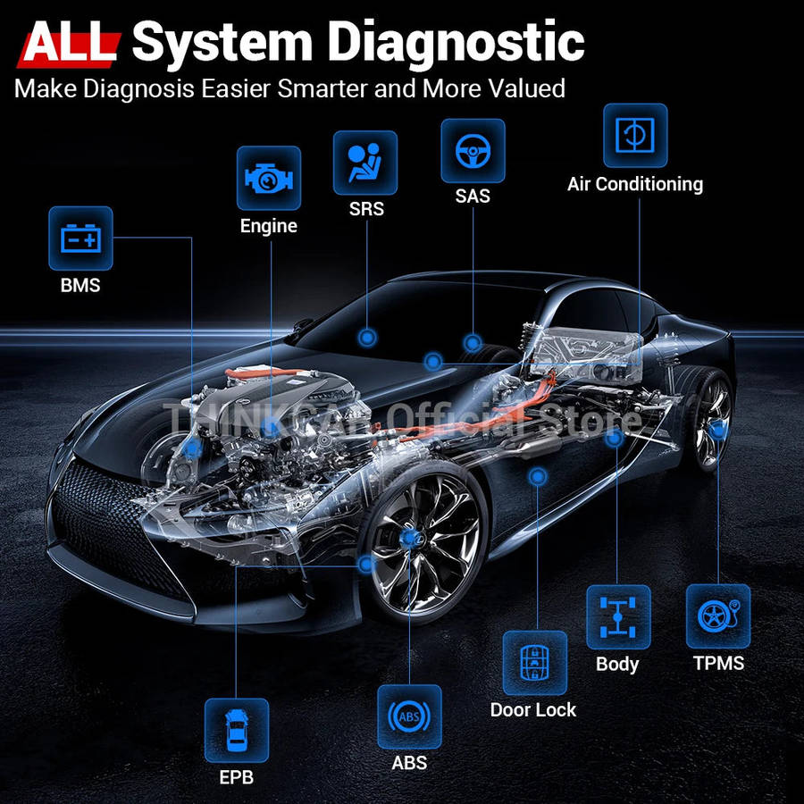 THINKCAR Thinkdiag Hot Version Full System All Car 15 Reset Service OBD2 Diagnostic Tool (10009013)