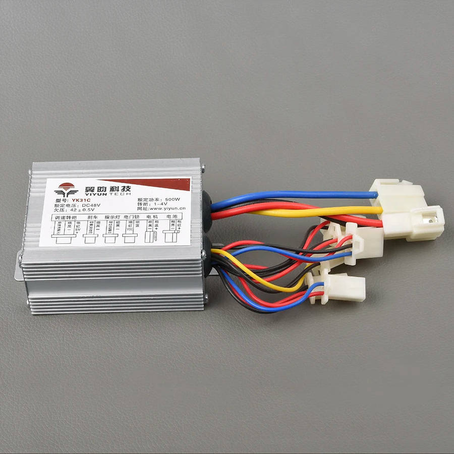24V/36V/48V 500W YIYUN YK31C Motor Speed Controller For E-Scooters and E-Bikes