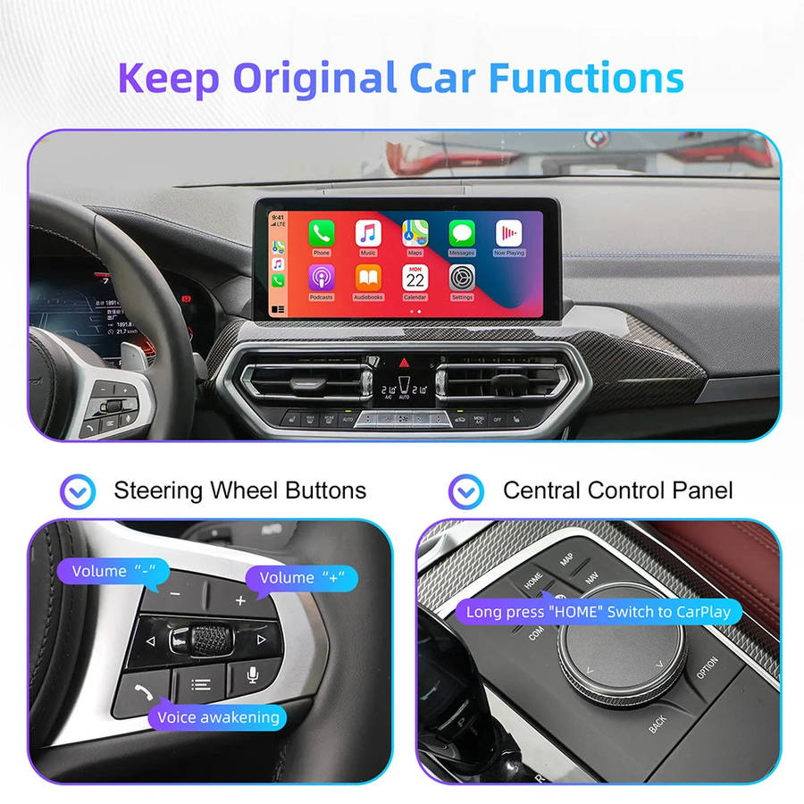 Wireless CarPlay Android Auto For BMW 1 2 3 4 5 6 7 Series (10008926)