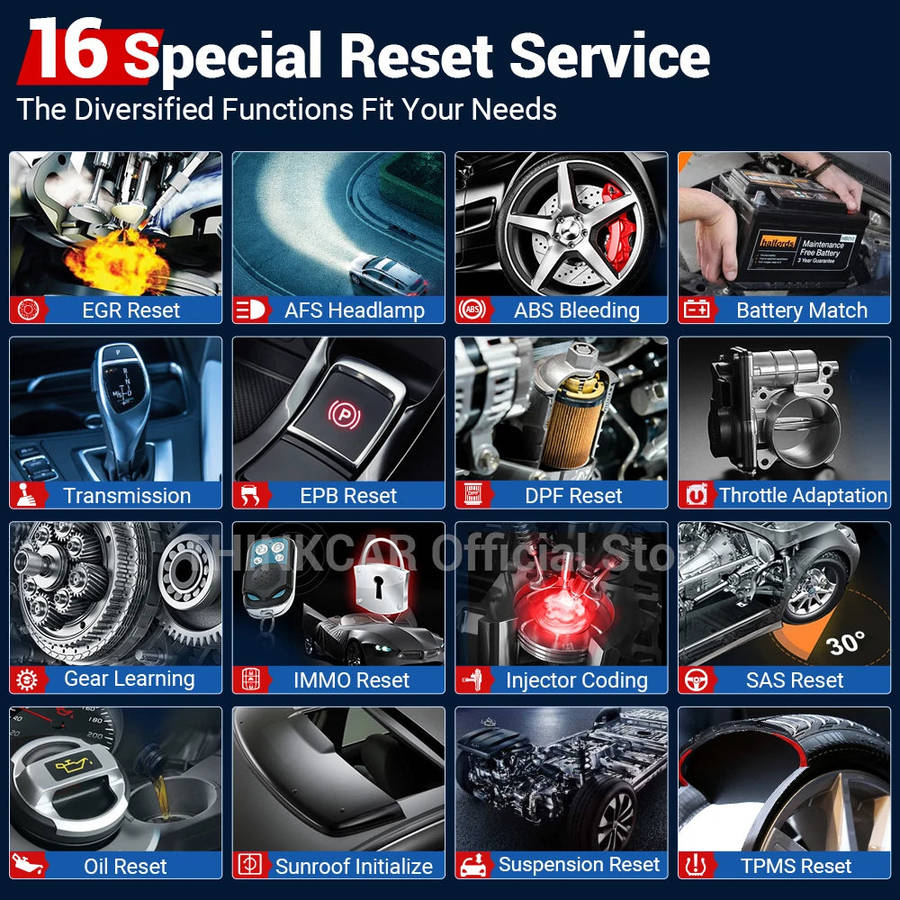 THINKCAR Thinkdiag Hot Version Full System All Car 15 Reset Service OBD2 Diagnostic Tool (10009013)