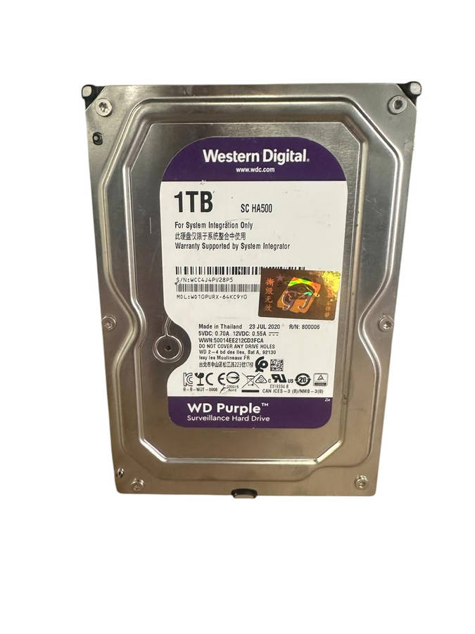 Western Digital 1TB SATA Internal Hard Drive  3.5" HDD  (10007787)