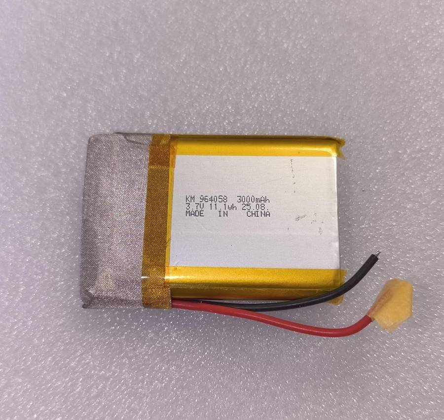 NEW Replacement 3.7v 3000mah (11.1wh) Lithium Battery for VT03E Portable GPS Tracker (10007747)