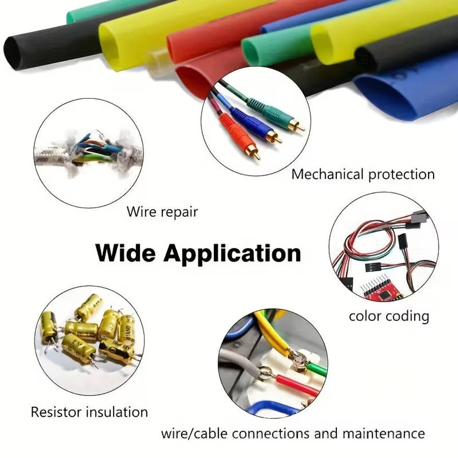 164pcs 2:1 Polyolefin Heat Shrink Tubing Set (10000450)