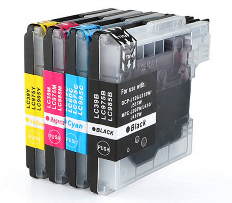 Brother LC-39 Yellow Ink Cartridge - Compatible