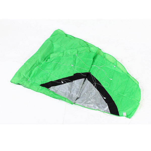 Frameless 2.5m Stunt Parafoil Kite - Green