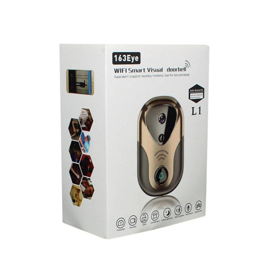 163Eye L1-NJ Smart Visual WIFI 1.3MP Network HD Intercom Doorbell , Support Micro SD Card  & Nigh...