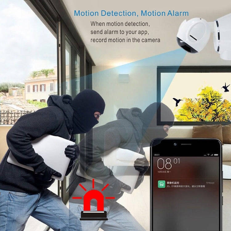 YH001 720P HD 1.0 MP Wireless IP Camera, Support Infrared Night Vision / Motion Detection / APP C...