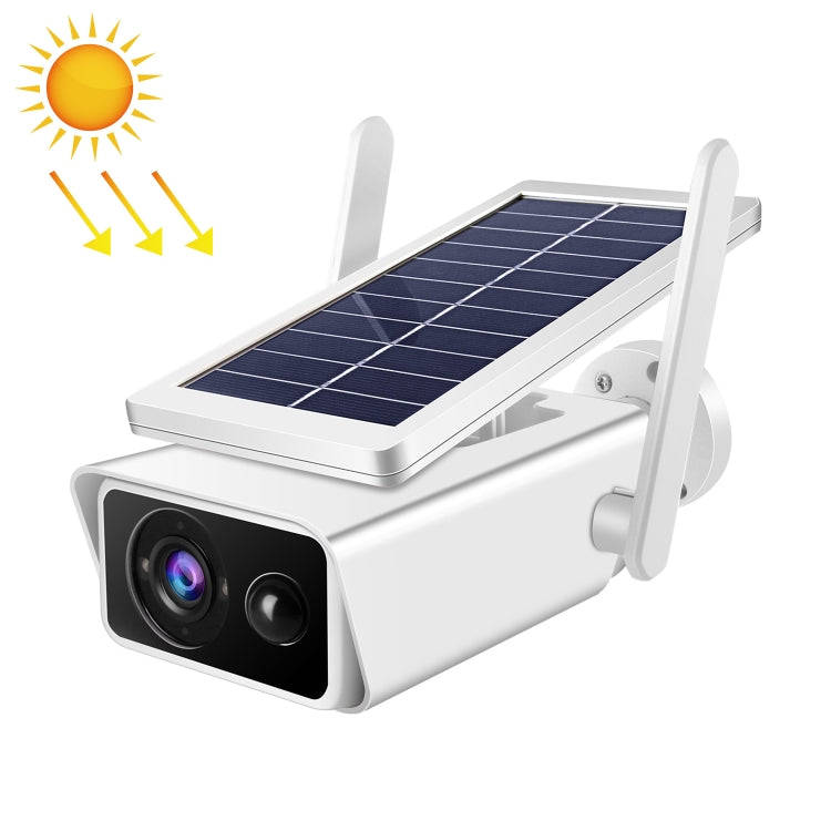 T13-2 1080P HD Solar Powered 2.4GHz WiFi Security Camera with Battery, Support Motion Detection, ...
