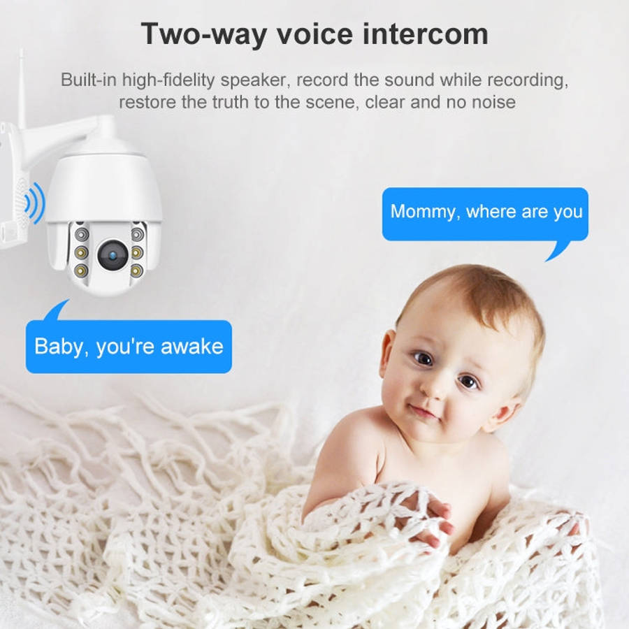 QX2 4G (US Version) 1080P HD 360 Degrees Panoramic Day and Night Full-color IP66 Waterproof Smart...