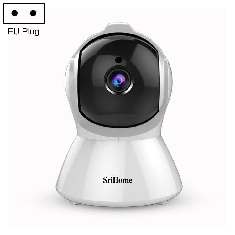 SriHome SH025 2.0 Million Pixels 1080P HD AI Auto-tracking IP Camera, Support Two Way Audio / Mot...