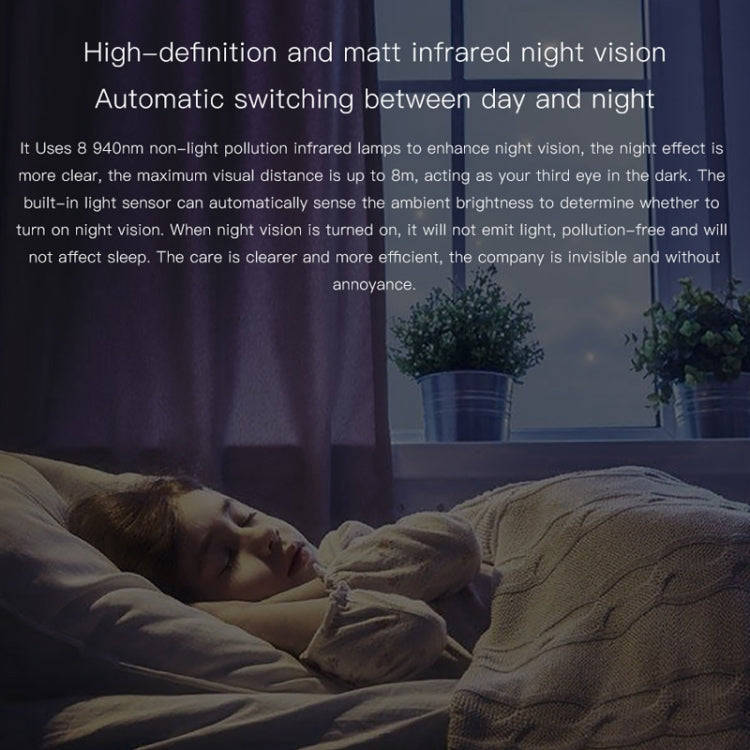 CAMSOY S1 HD 1280 x 720P 140 Degree Wide Angle Wireless WiFi Intelligent Surveillance Camera