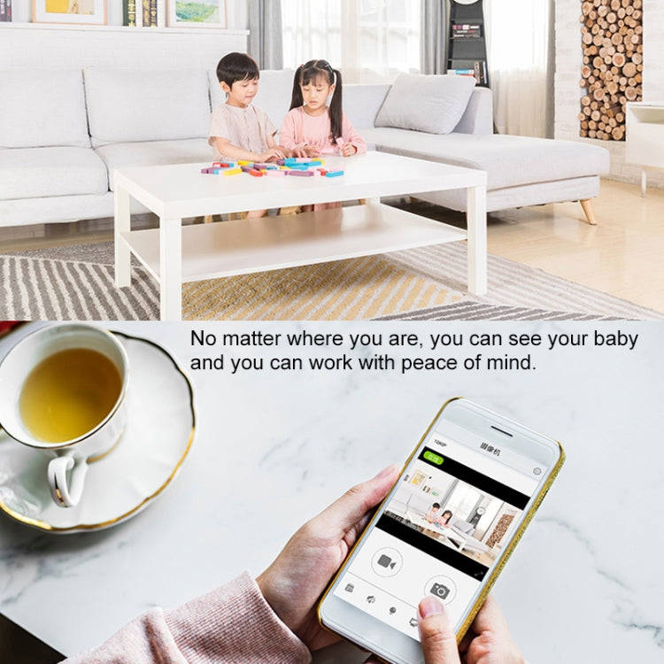 CAMSOY S8 HD 1280 x 720P 140 Degree Wide Angle Wireless WiFi Intelligent Surveillance Camera, Sup...