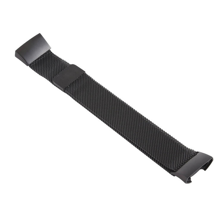 Metal Watch Band for Fitbit Charge 3(Black)