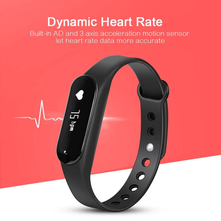 CHIGU C6 0.69 inch OLED Display Bluetooth Smart Bracelet, Support Heart Rate Monitor / Pedometer ...