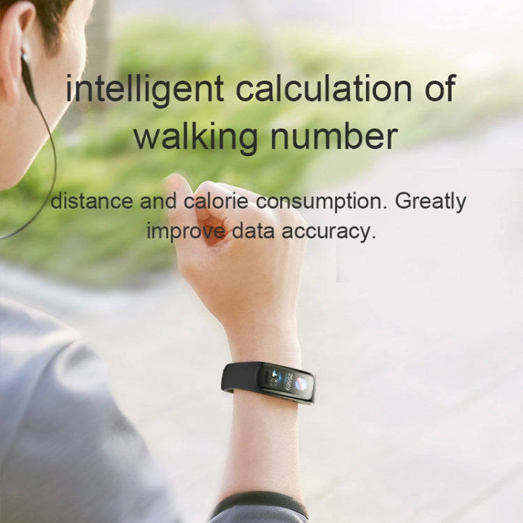 C1S 0.96 inches IPS Color Screen Smart Bracelet IP67 Waterproof, Support Call Reminder /Heart Rat...