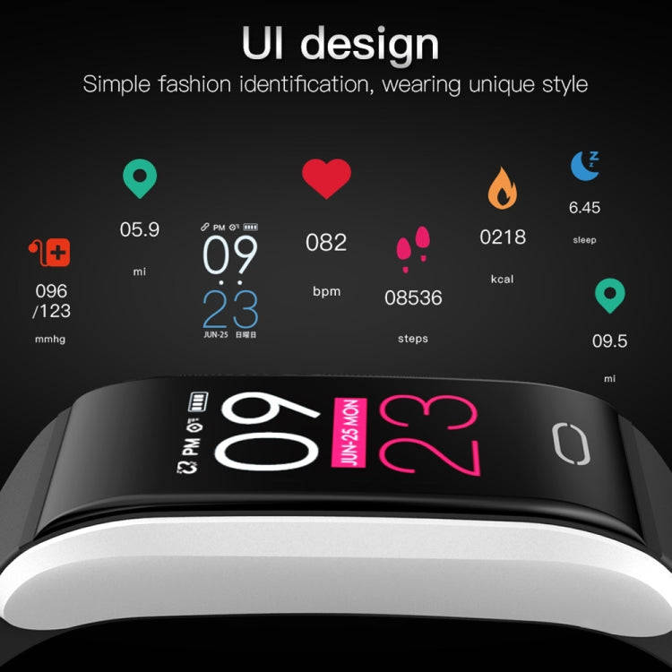 B11 0.96 inches IPS Color Screen Smart Bracelet IP67 Waterproof, Support Call Reminder /Heart Rat...